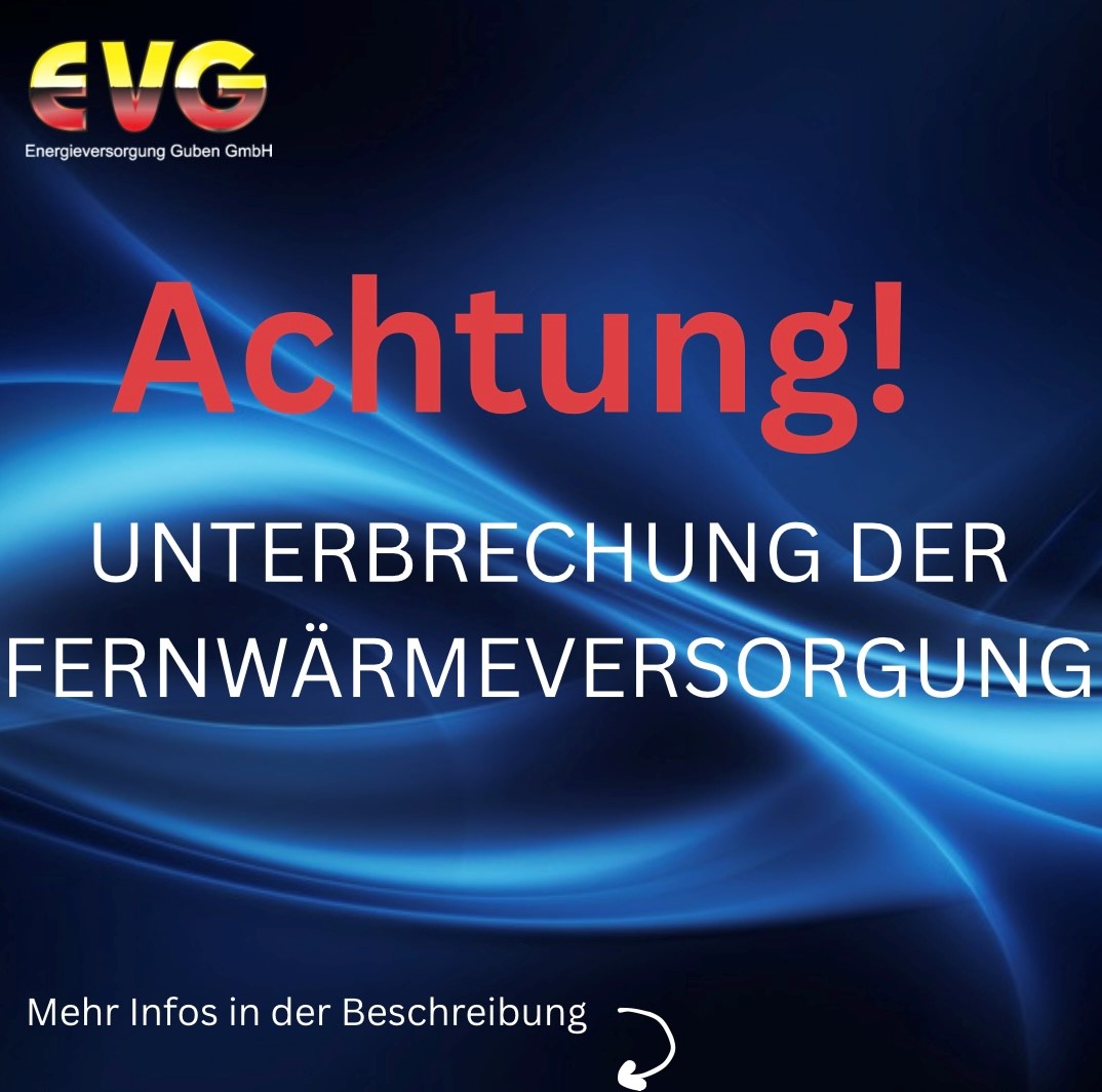 Unterbrechung der Fernwärmeversorgung