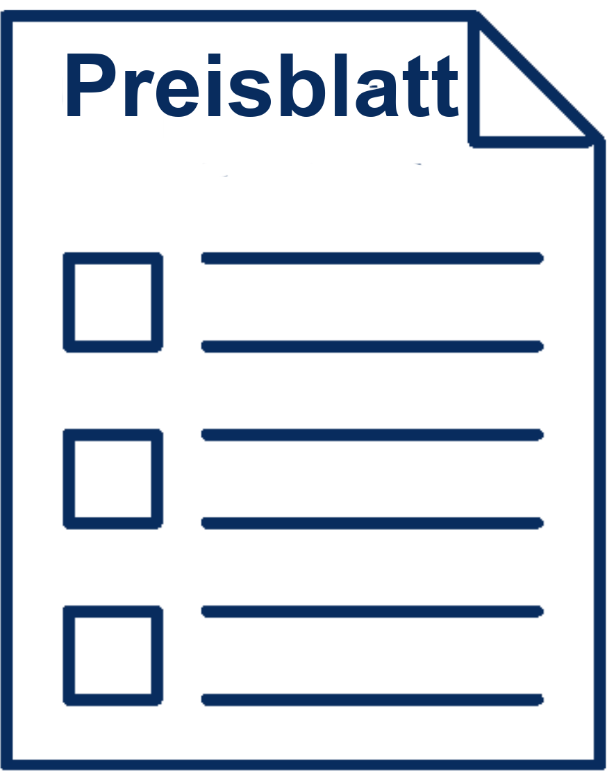 Icon Preisblatt